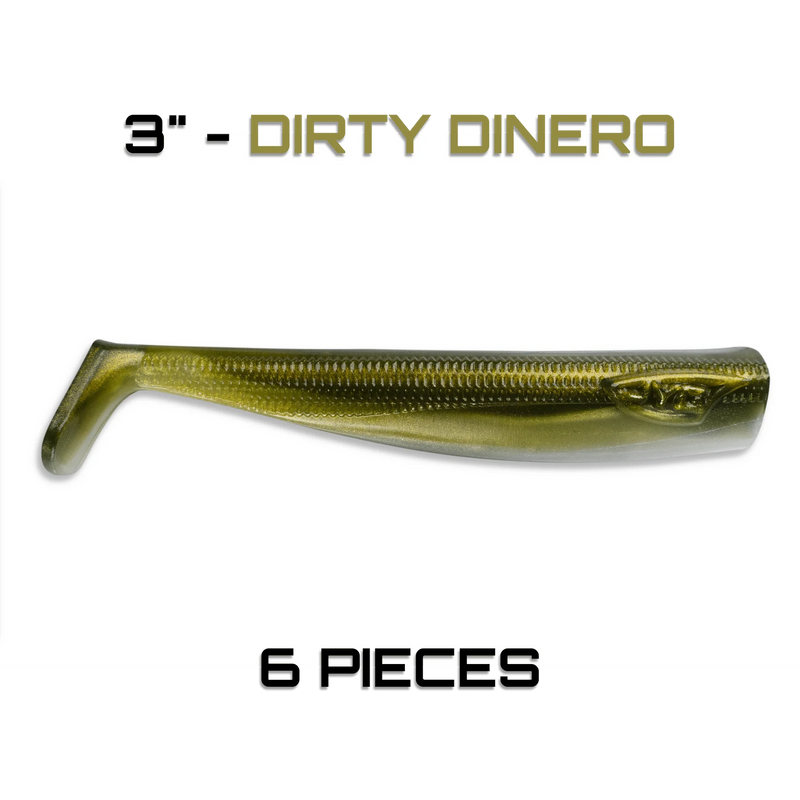 JYG Swym Paddle Tail Soft Plastics