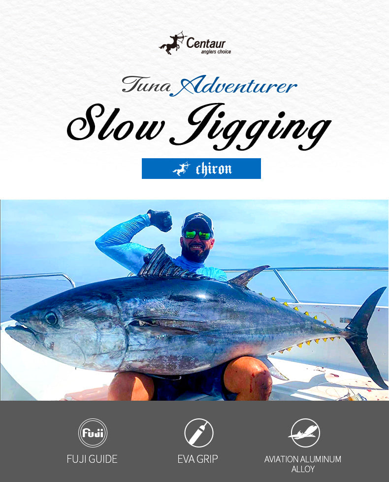 Centaur Chiron Tuna Adventurer Slow Jigging Conventional Rod