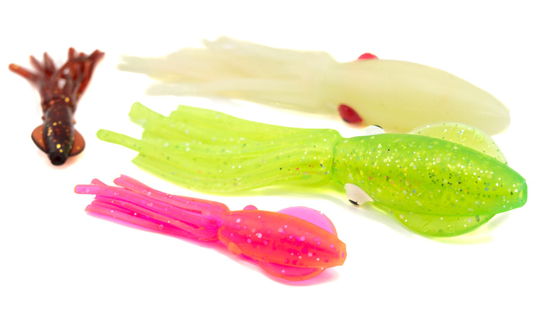 B2 Squid Soft Plastic Squid Bodies