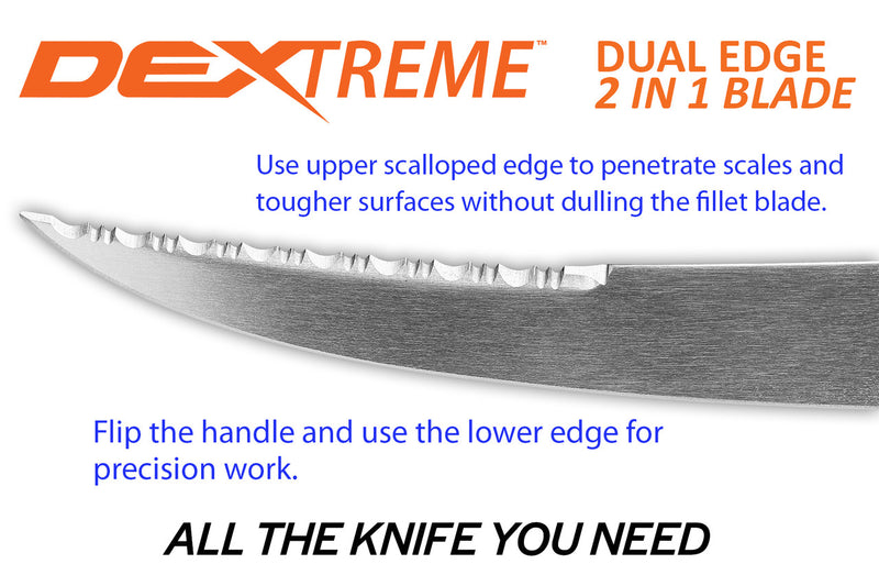 Dexter Outdoors DEXTREME Dual Edge DX10S 10" Stiff Fillet Knife