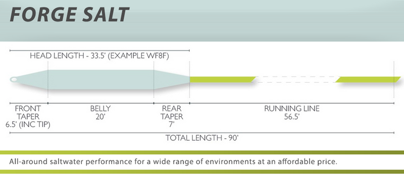 Airflo Forge Salt Fly Line