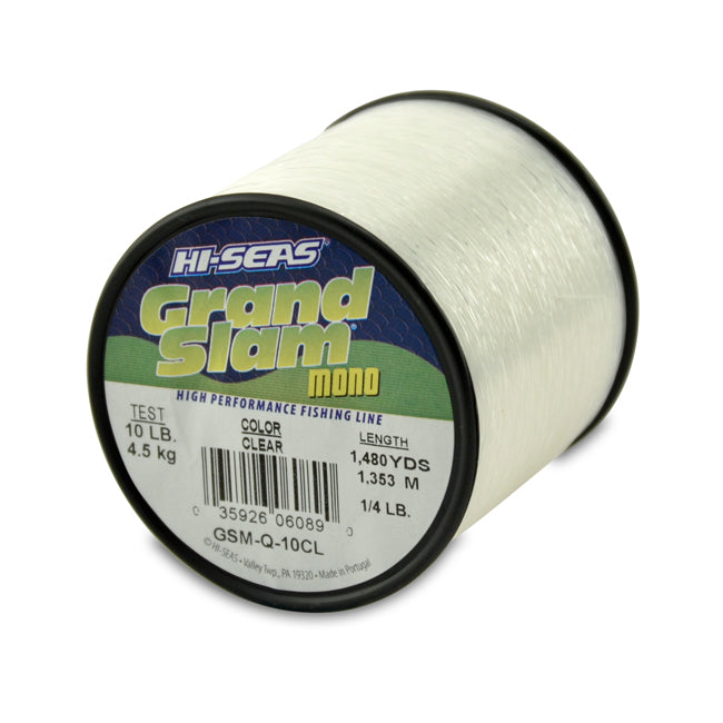 Hi-Seas Grand Slam Monofilament Line - 1/4 lb. Spools