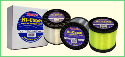 Momoi Hi-Catch Nylon Monofilament Line 1 lb Spools