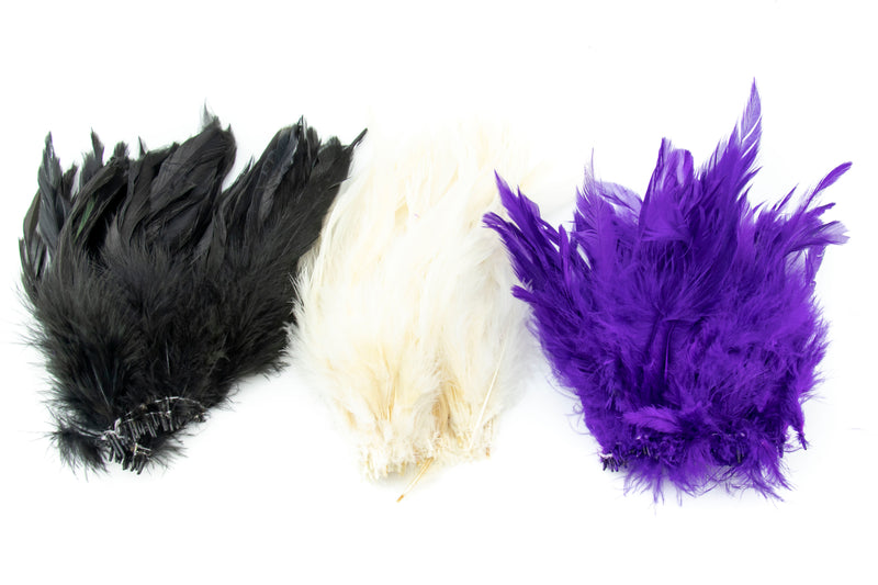 Strung Schlappen Feathers