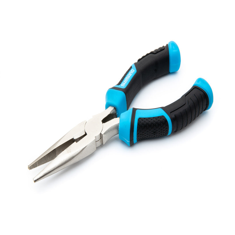 Shimano Brutas Silver Nickel Long Nose Pliers